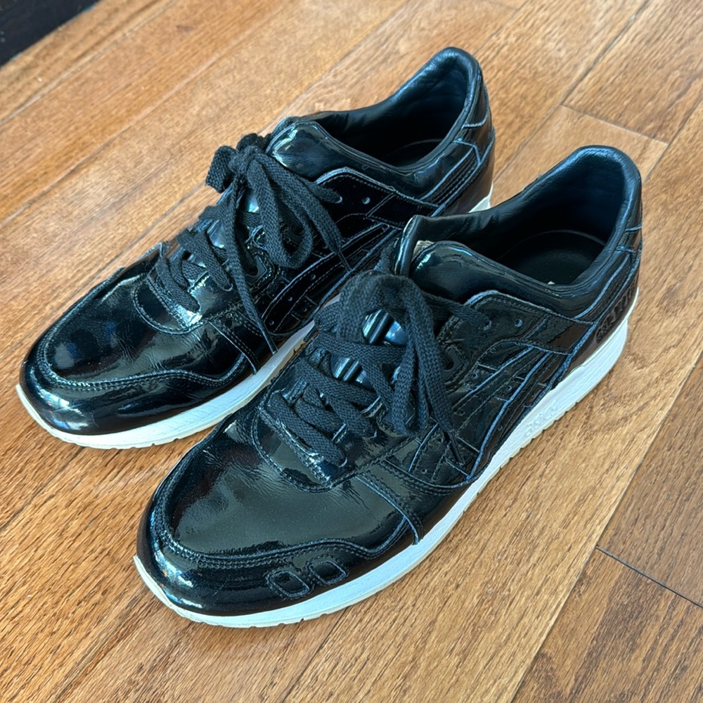 Asics Shiny Black Men's Shoes